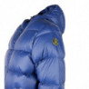 Giacca in nylon blu - L