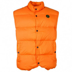 Gilet in nylon arancione - L