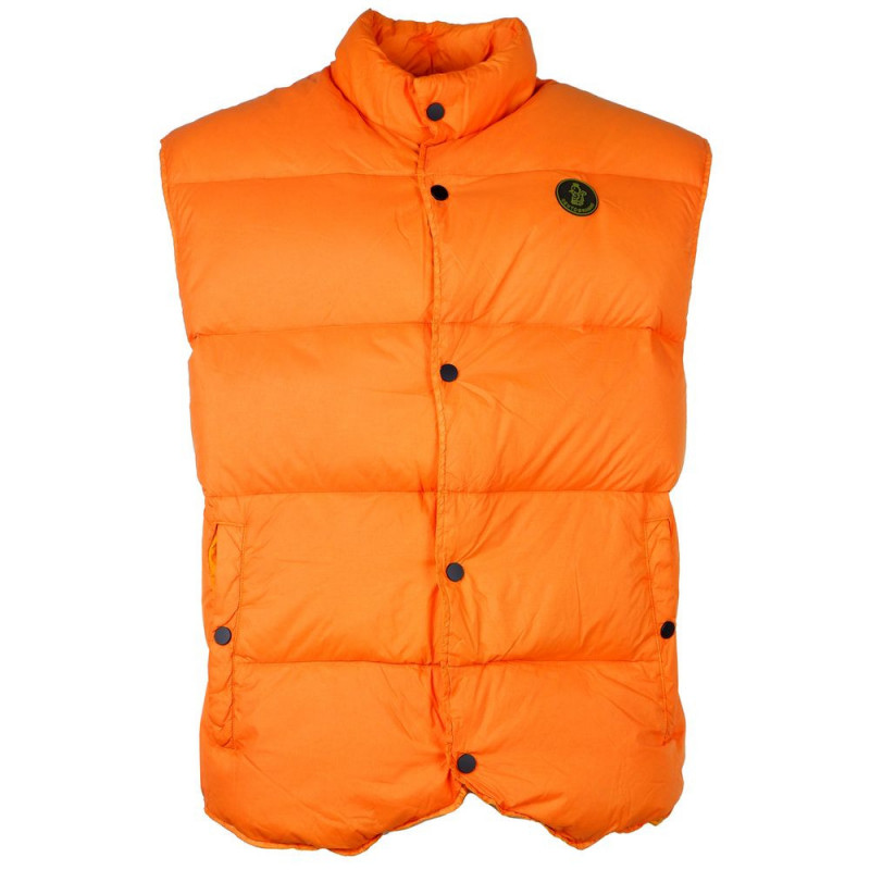 Gilet in nylon arancione - L