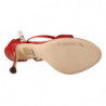 Sandali cristalli raso rosso Scarpe tacco Keira - EU38/US7.5