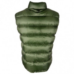Gilet in nylon verde - L