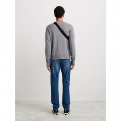 Maglione di lana grigia - S