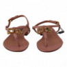 Scarpe sandali in pelle con logo DG Amore rosa - EU36/US5.5