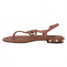 Scarpe sandali in pelle con logo DG Amore rosa - EU36/US5.5