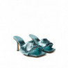 Sandalo sabot 'Lido' in metallo azzurro - EU38/US8