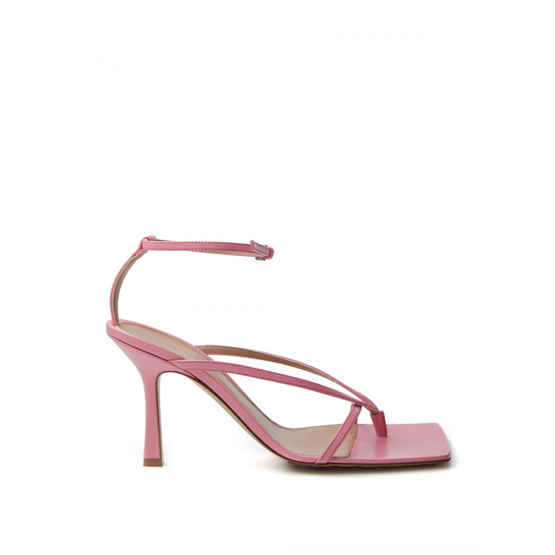 Sandalo 'Stretch' in nappa rosa - EU37/US7