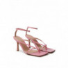 Sandalo 'Stretch' in nappa rosa - EU37/US7
