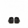 Slip On Intreccio In Pelle Nera - EU40/US7