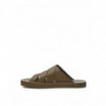 Pantofola 'Flinston' in gomma kaki - EU43/US10