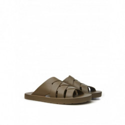 Pantofola 'Flinston' in gomma kaki - EU43/US10