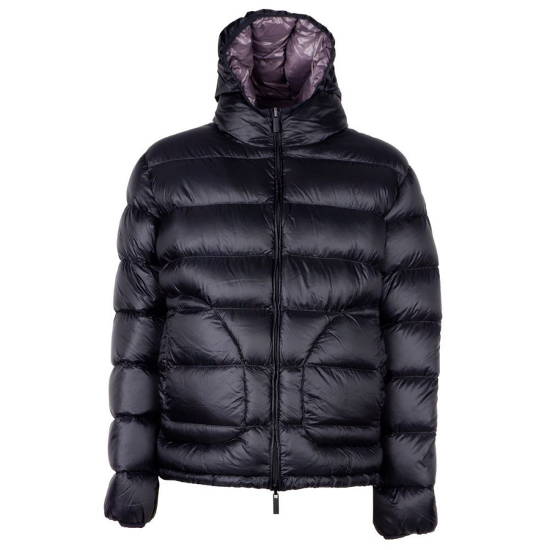 Giacca in nylon nero - L