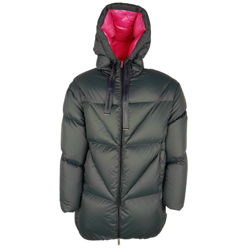 Giacche e cappotto in nylon grigio - M