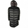 Piumino lungo Centogrammi Chic in nero - M