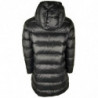 Piumino lungo Centogrammi Chic in nero - M