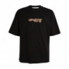 T-shirt in cotone con strass Off-White - Nera - S