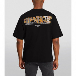 T-shirt in cotone con strass Off-White - Nera - S