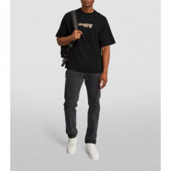 T-shirt in cotone con strass Off-White - Nera - S