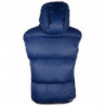 Gilet in piumino in nylon blu elegante Centogrammi - L
