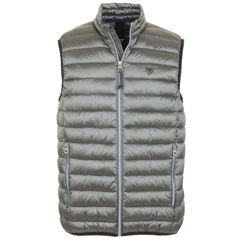 Gilet in poliestere grigio - L