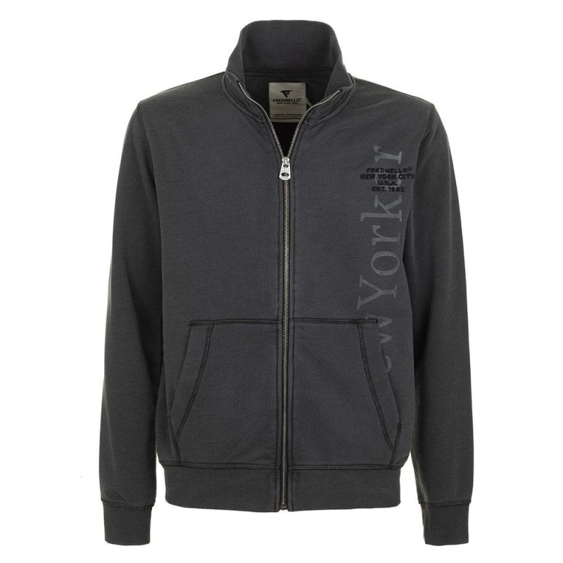 Maglione in cotone blu - L