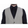 Blazer gilet in misto cotone e seta beige - IT52 - XL