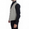 Blazer gilet in misto cotone e seta beige - IT52 - XL