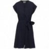 Abito in cotone blu - L