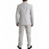 Abito slim fit in 2 pezzi di lana e seta argento - IT54 - XL