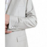 Abito slim fit in 2 pezzi di lana e seta argento - IT54 - XL