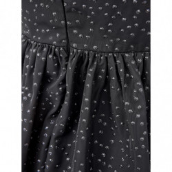 Abito lungo nero decorato stile principessa - IT40
