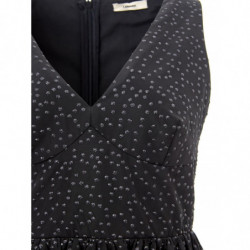 Abito lungo nero decorato stile principessa - IT40