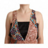 Abito tuta da donna con stampa floreale in viscosa multicolor - IT44-L