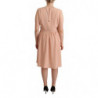 Abito al ginocchio senza maniche in poliestere beige - IT48-XXL
