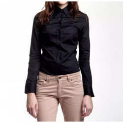 Camicia in cotone nero - L