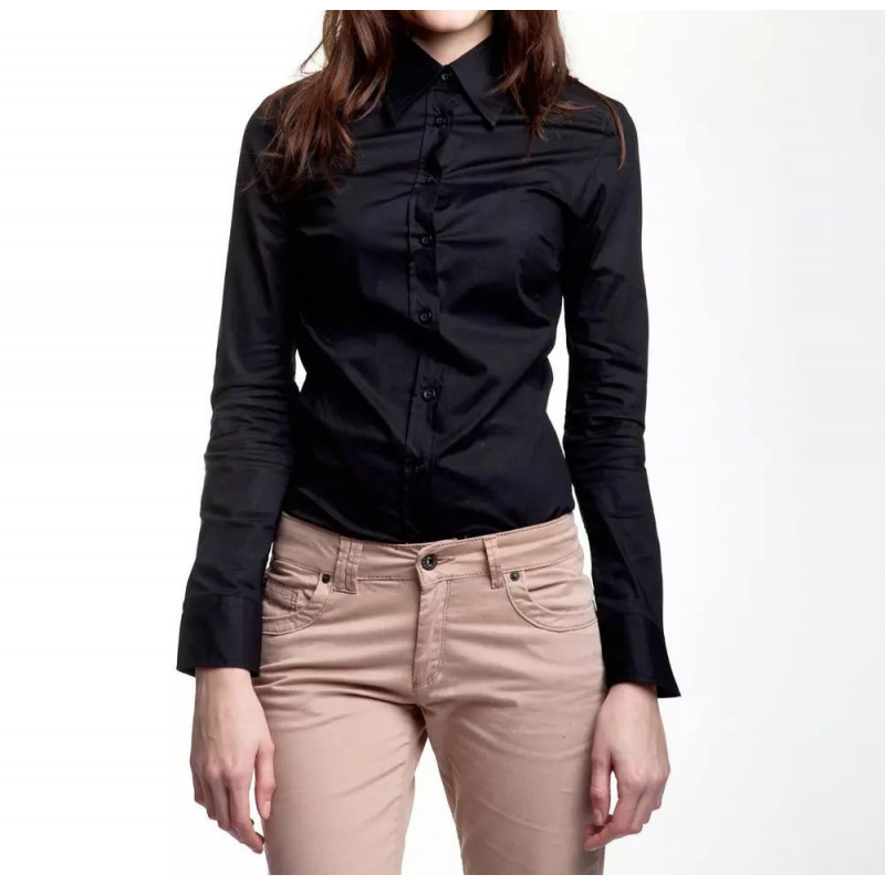 Camicia in cotone nero - L