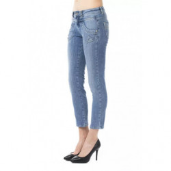 Jeans e pantaloni in cotone azzurro - W26