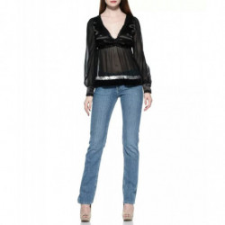 Jeans e pantaloni in cotone azzurro - W30