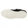 Sneakers in shearling nero in pelle marrone - EU42/US9