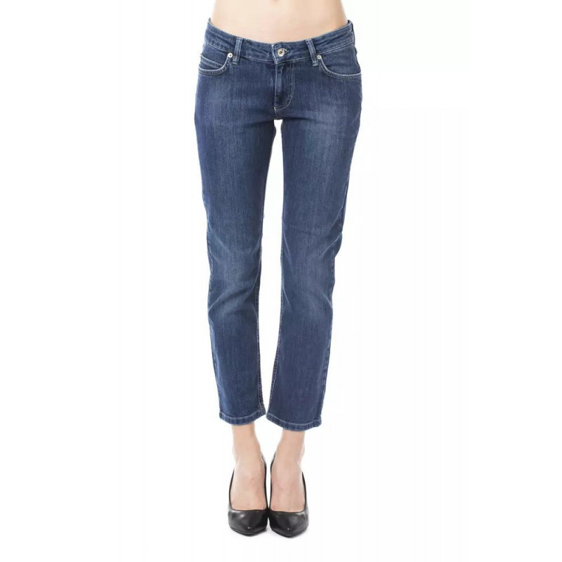 Jeans e pantaloni in cotone azzurro - W30