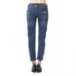 Jeans e pantaloni in cotone azzurro - W30