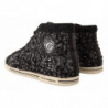 Sneakers alte in cotone lana grigio nero - EU44/US11