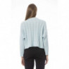 Elegante Maglione Girocollo Azzurro - L