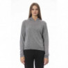 Elegante maglione con cappuccio in accogliente misto cashmere - M