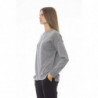 Elegante maglione girocollo in misto cashmere - L