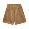 Pantaloncini in cotone marrone - L