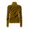 Maglia in poliammide marrone - L