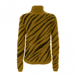 Maglia in poliammide marrone - L