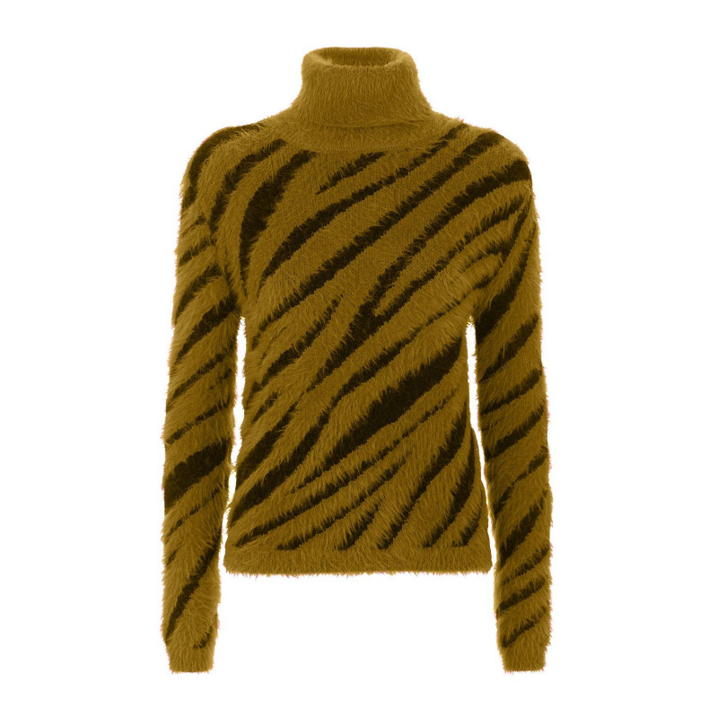 Maglia in poliammide marrone - XL