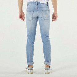 Jeans e pantaloni in cotone azzurro - W38