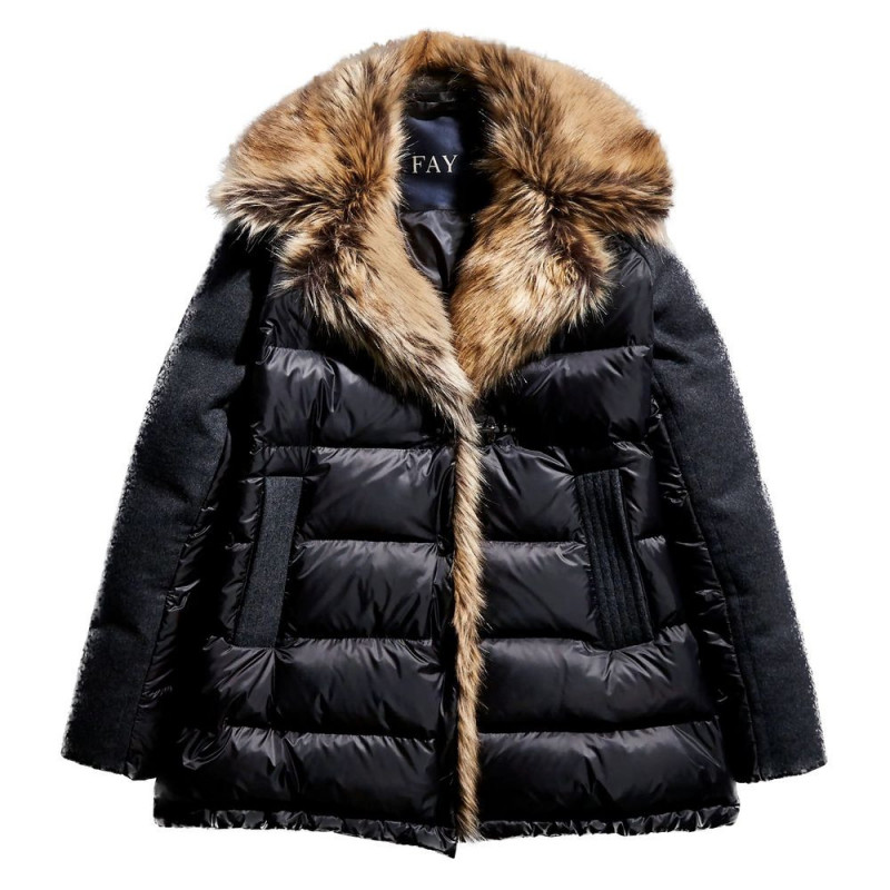 Giacche e cappotto in poliammide nero - XL
